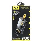 پاور بانک 20000 میلی آمپر FSP مدل PD-05 - تصویر 2