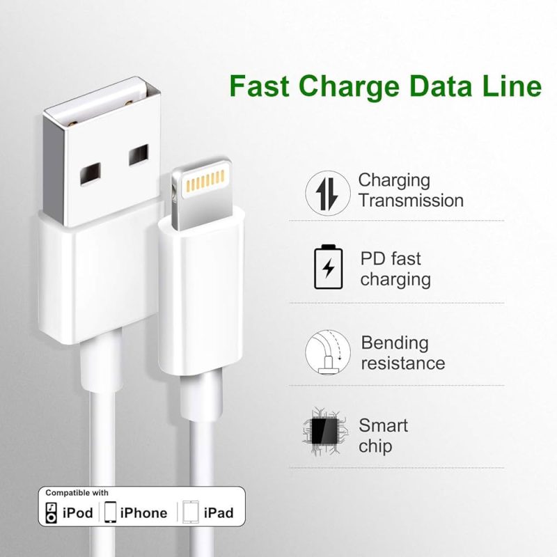کابل شارژ اورجینال آیفون iphone-x