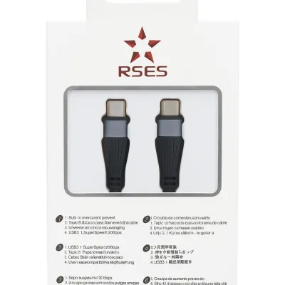 کابل شارژ دو سر تایپ سی RSES مدل C-09