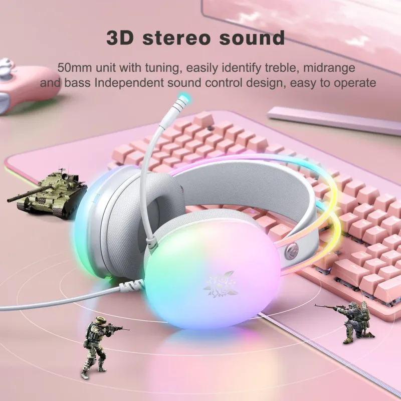 هدست گیمینگ اونیکوما مدل X25 RGB
