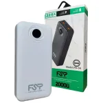 پاور بانک فست شارژ FSP مدل PB-04 ظرفیت 20000 میلی آمپر ساعت