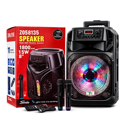 اسپیکر بلوتوثی ZQS8135 با توان 15 وات و باتری 1800 میلی‌آمپرساعت