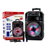 اسپیکر چمدانی T1-8116 15 اینچ 3500 وات | دو میکروفن بی‌سیم