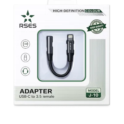 جک تبدیل RSES J-10 AUX به Lightning کابل کنفی