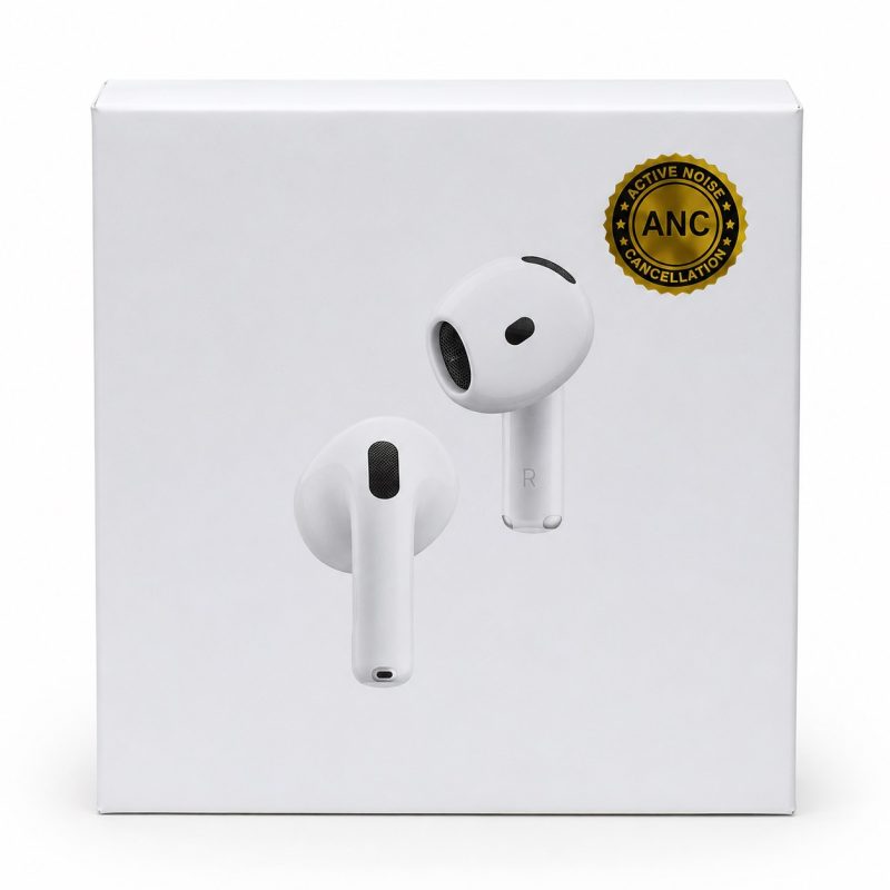 ایرپاد AirPods 4 با ANC | کیفیت بالای مکالمه و موسیقی + کیس وایرلس شارژ